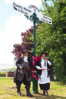 Celebrating the restoration of the post, with Milestone Meg and Swift Nick